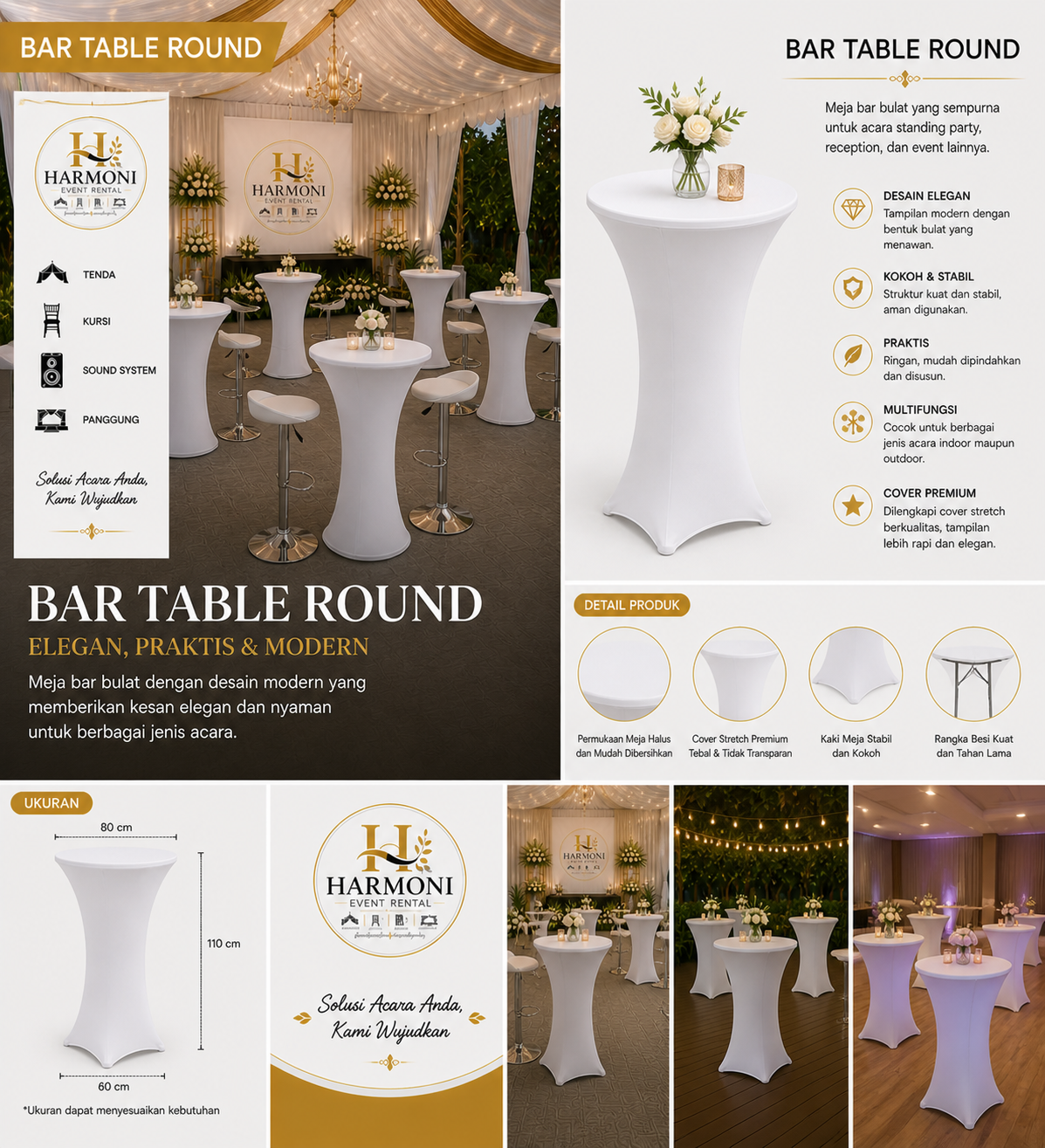 Bar Table Round