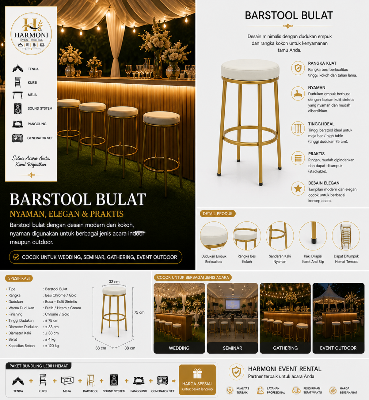 Barstool Bulat