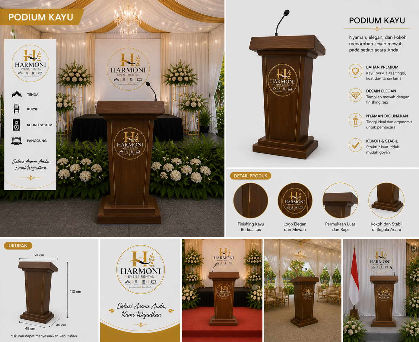 Podium Kayu