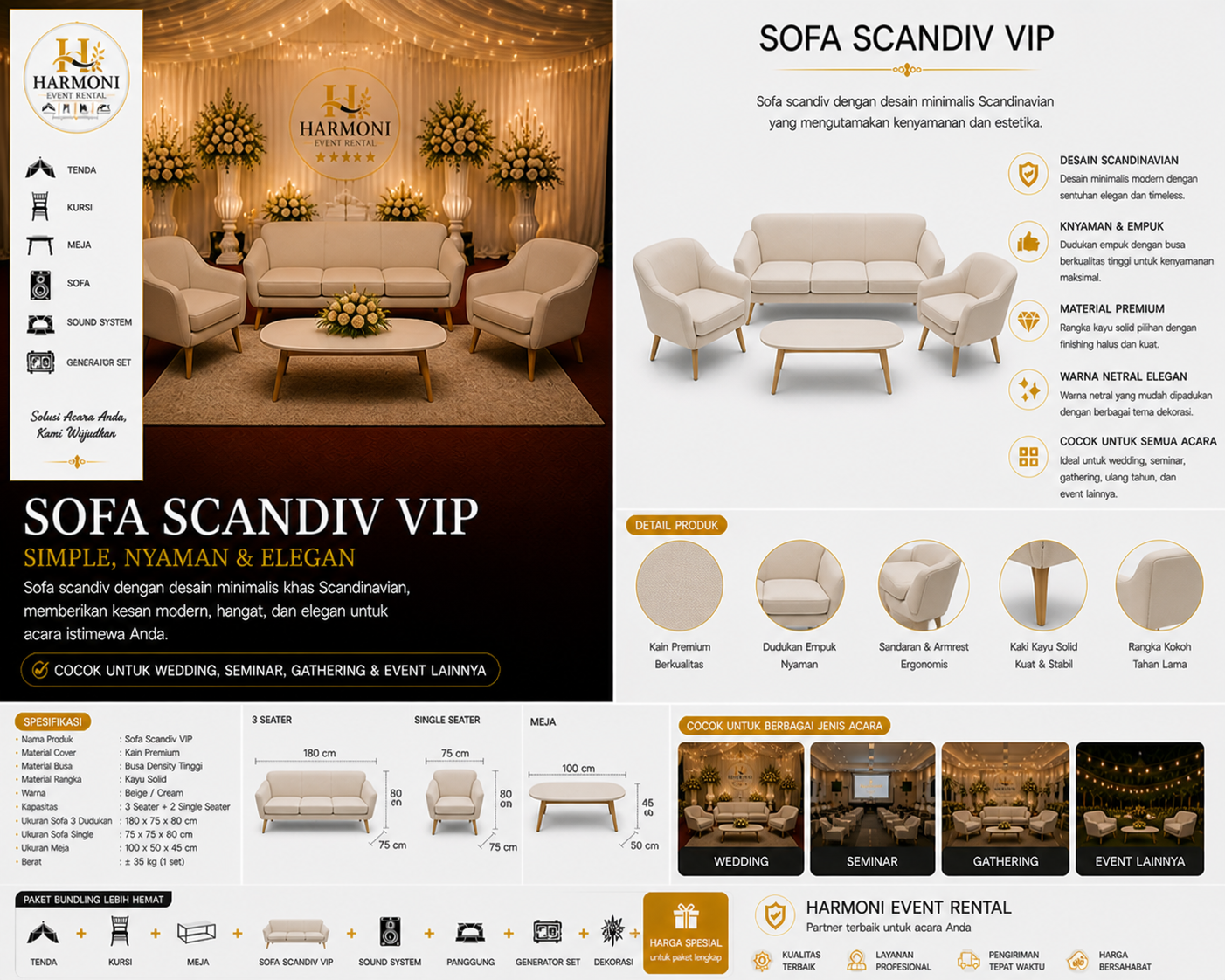 Sofa Scandiv VIP